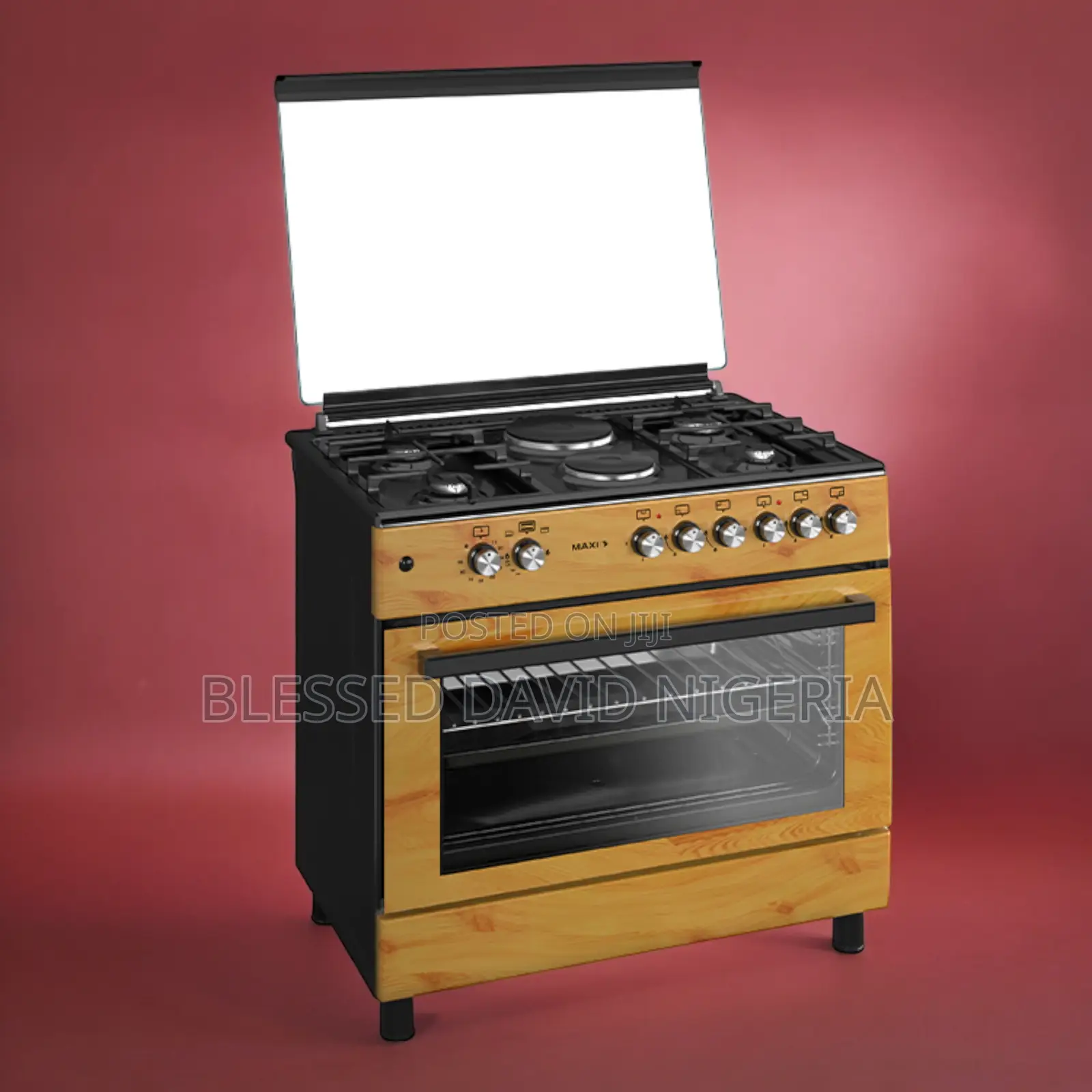 Maxi 60*90 (4+2) Burner Gas Cooker Wood TR