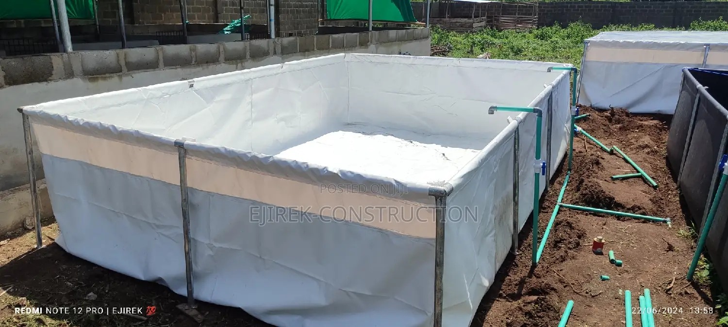 Mobile Tarpaulin Fish Pond (1,500 Capacity)