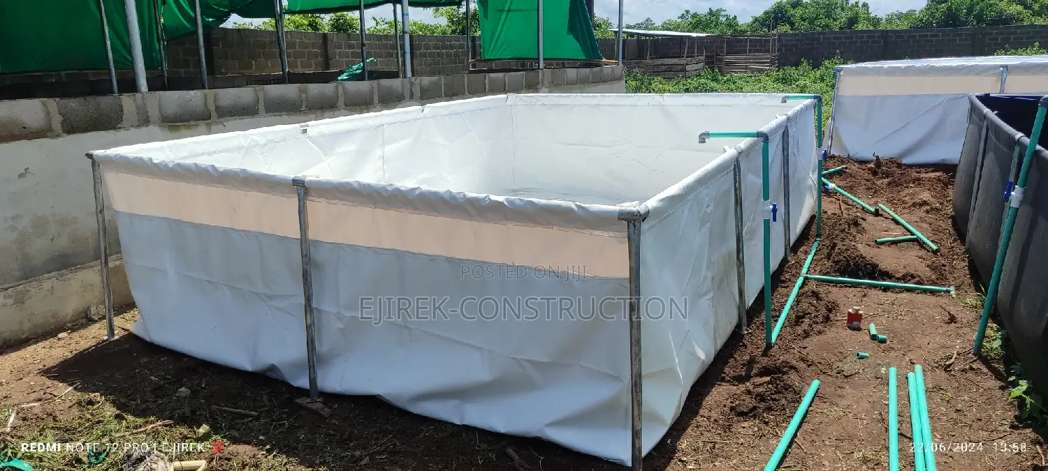 Mobile Tarpaulin Fish Pond (1,500 Capacity)