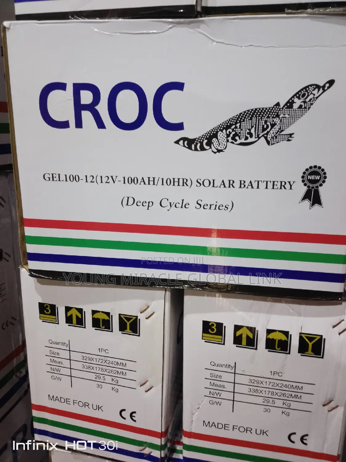 100ah/12v Original CROC Battery