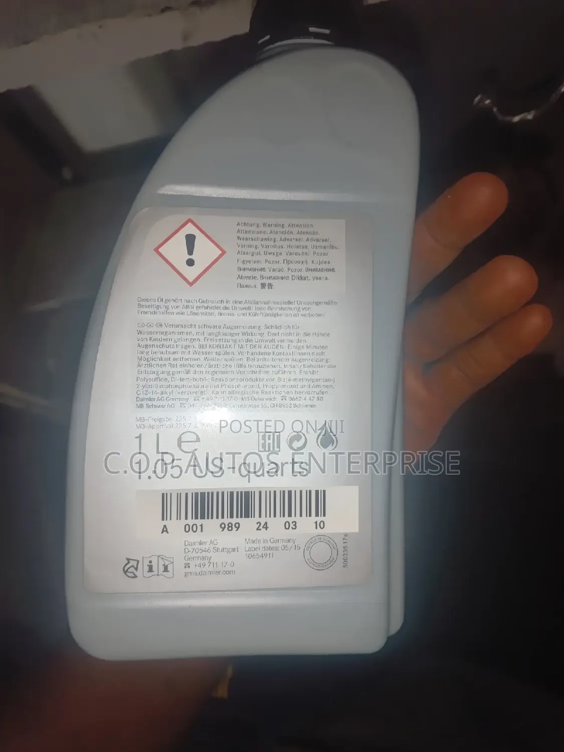 Star Oil for Mercedes Benz and Maybach