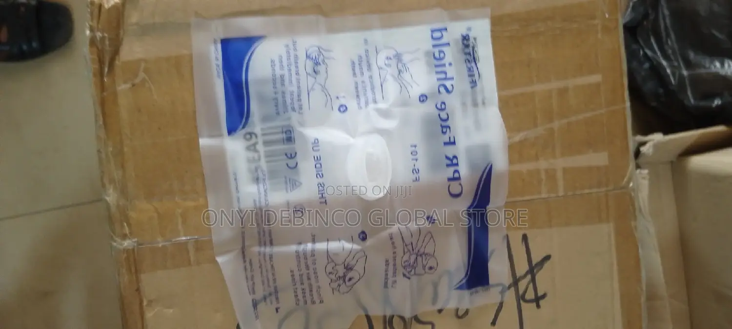 CPR Face Shield First Aid Mouth To Mouth Breathing Mask 5pc