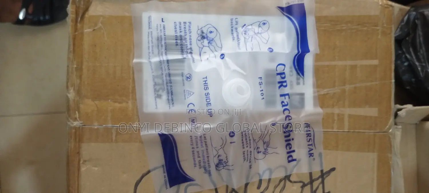 CPR Face Shield First Aid Mouth To Mouth Breathing Mask 5pc