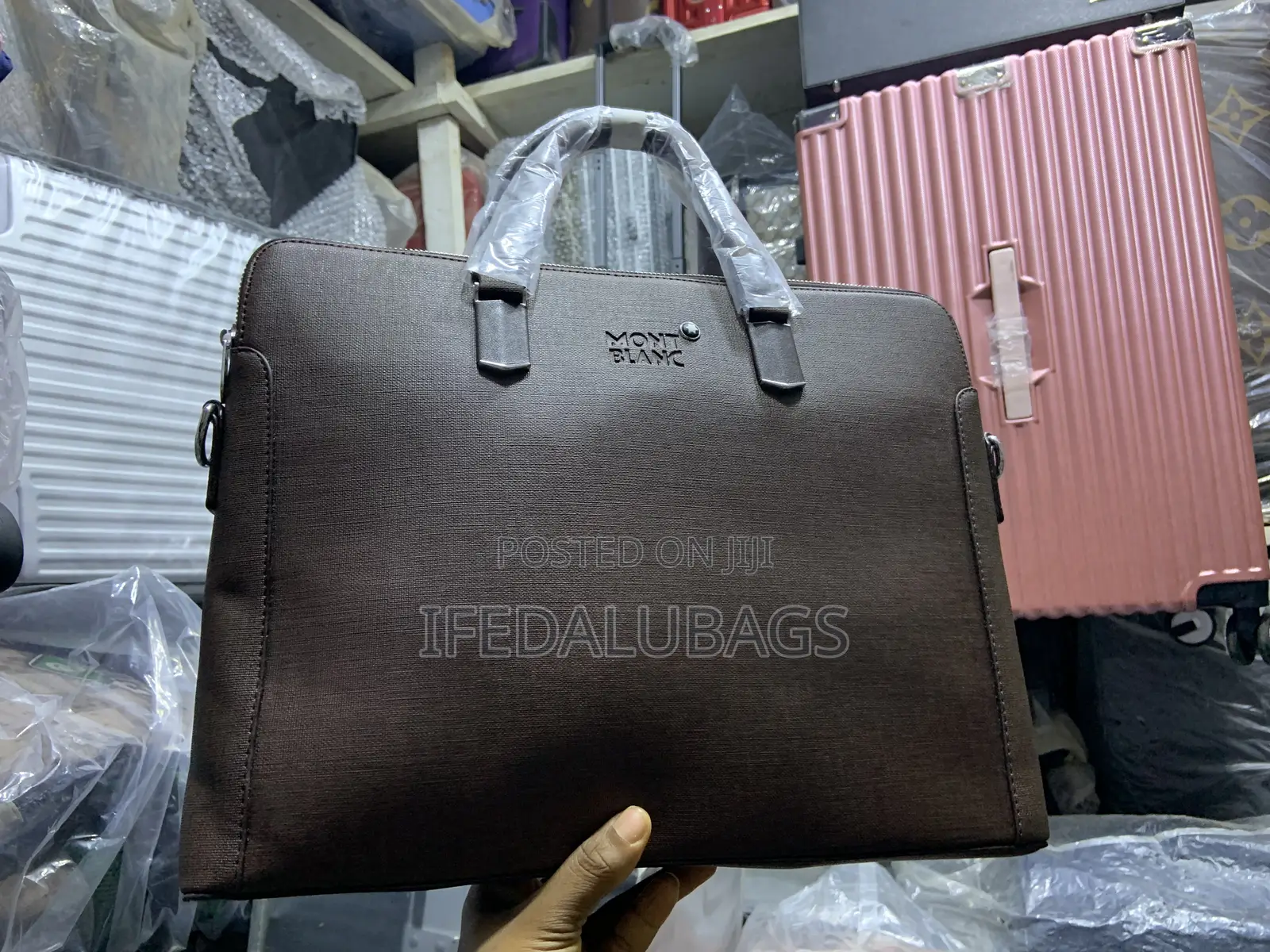 Quality Imported Mont Blac Laptop/Office/Conference Bag