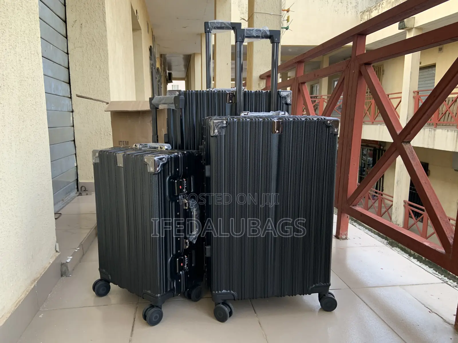 Set of Quality Aluminium Frame Travel Luggage