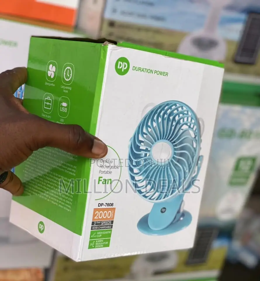 Unique Cool Desktop Rechargeable Mid Fan