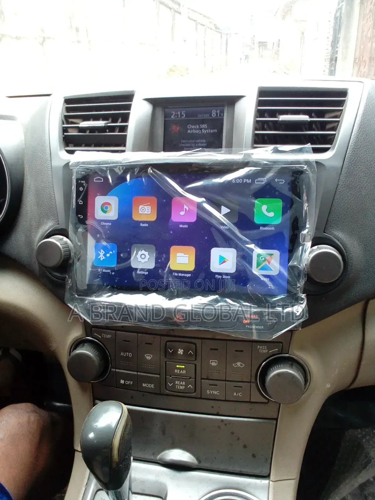 2008-2013 Toyota Highlander Android Navigation System