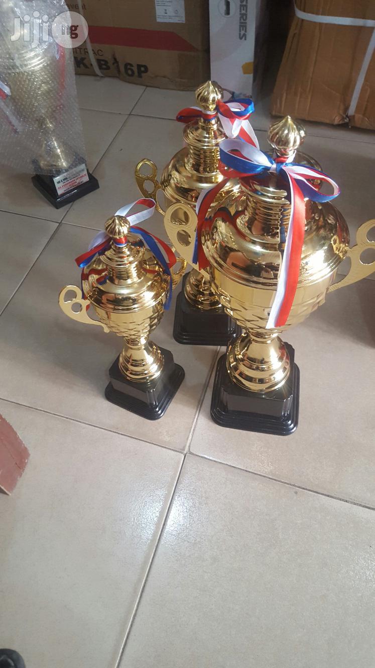 Set of Gold Trophies
