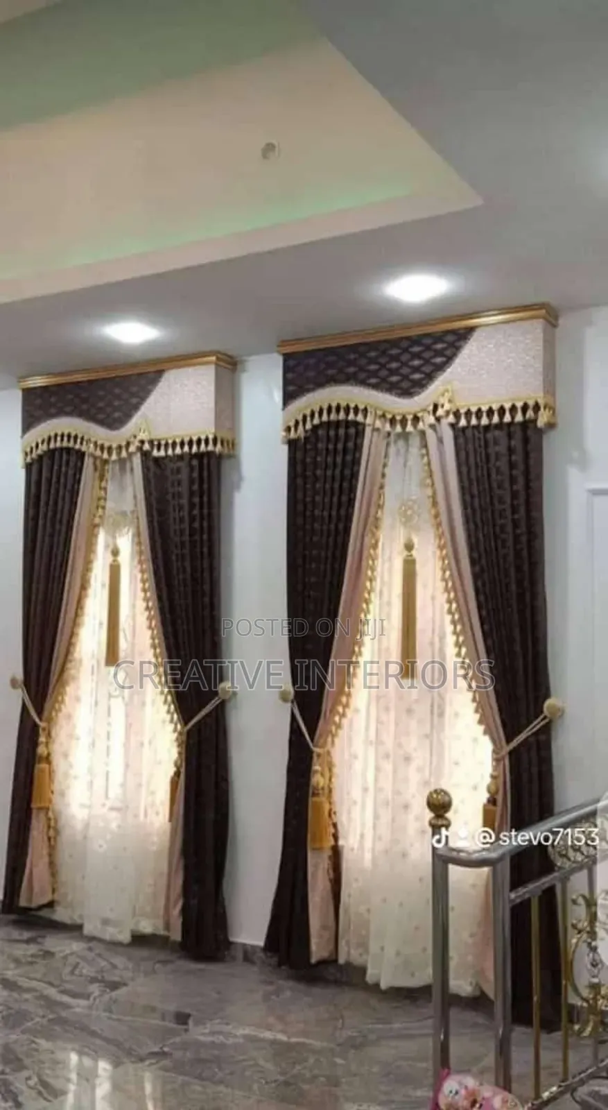 Luxury Turkish Curtains (₦4800 Per Yard)