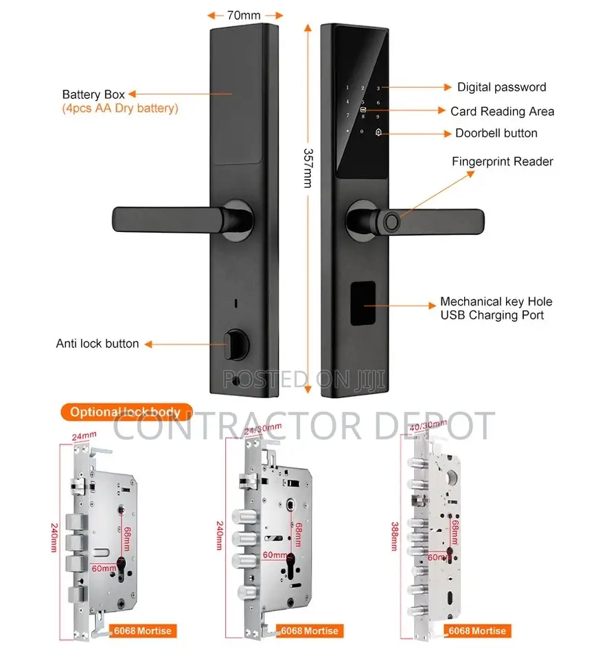 Bluetooth Smart Fingerprint Unlock Work Lock
