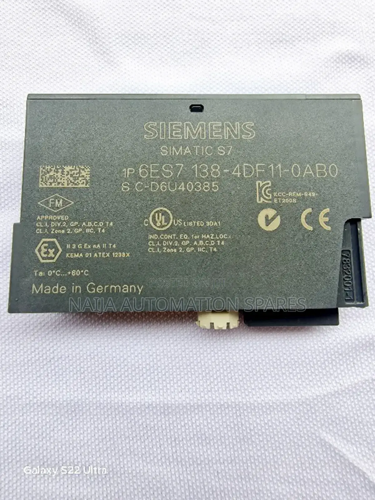 Siemens SIMATIC DP Electronics Module | 6es7138-4df11-0ab0