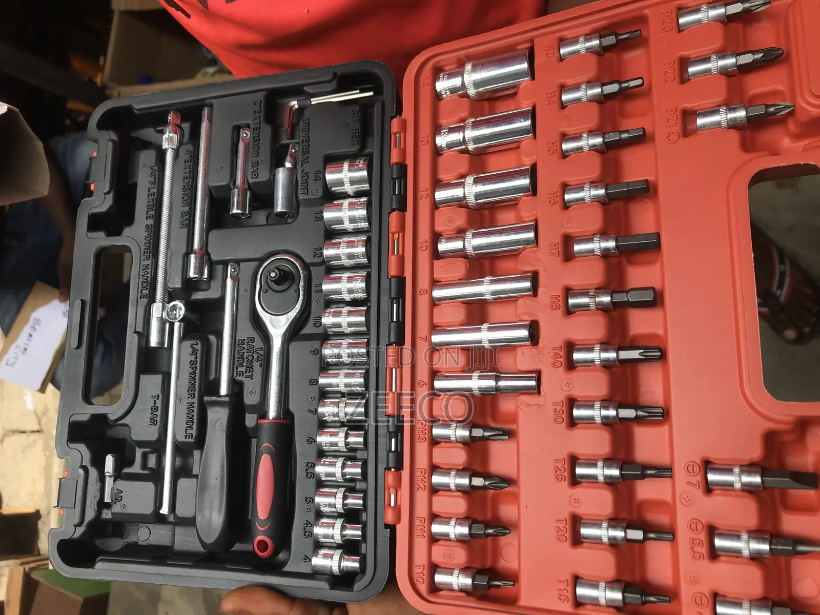53pcs 1/4” DR Socket and Bit Set