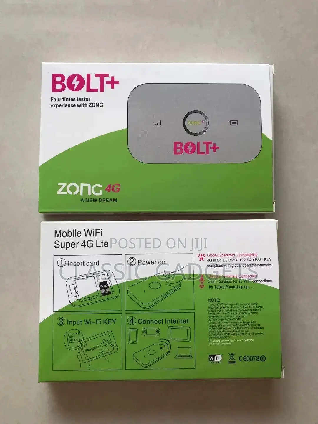 Bolt 4g Ite Pocket Wifi Modem Router Mobile Wifi