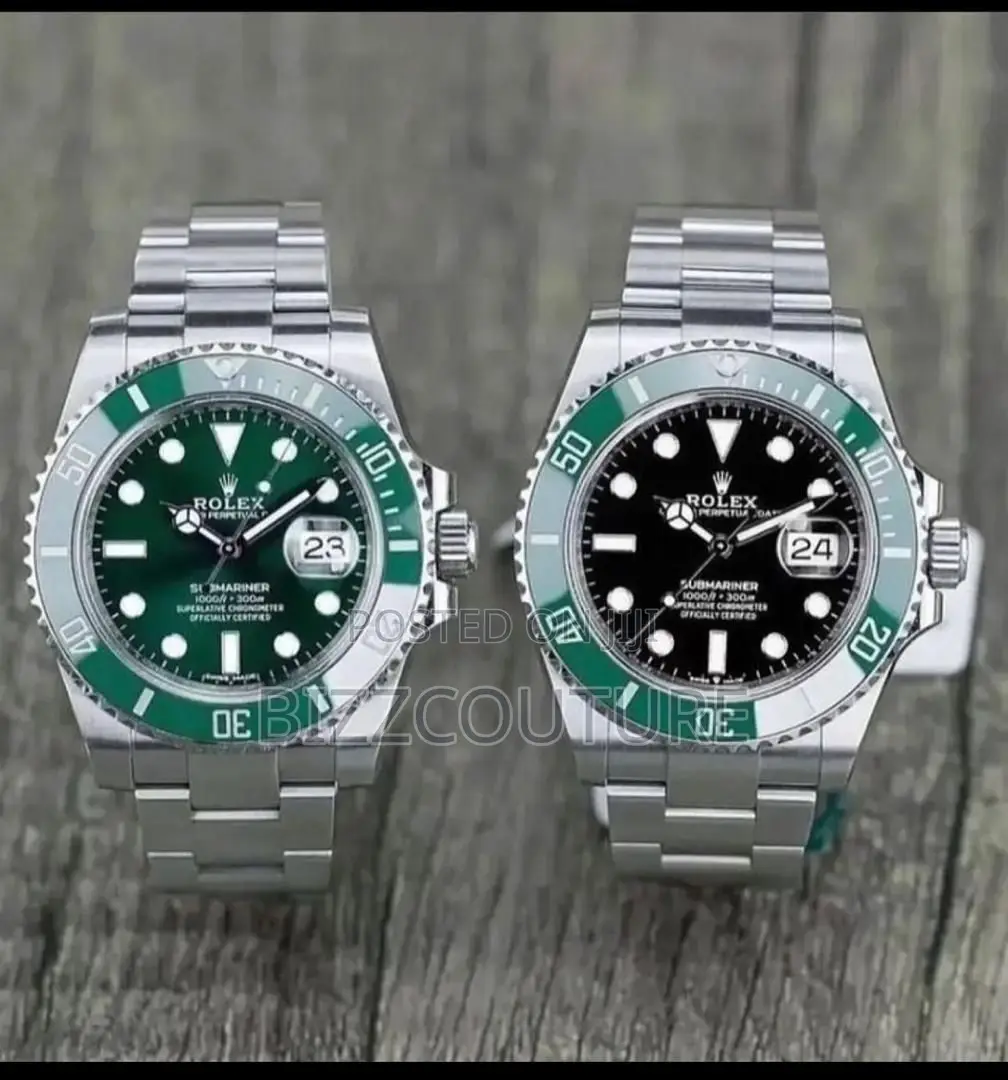 Original Rolex Submariner Sliver Chain Watch Is Available
