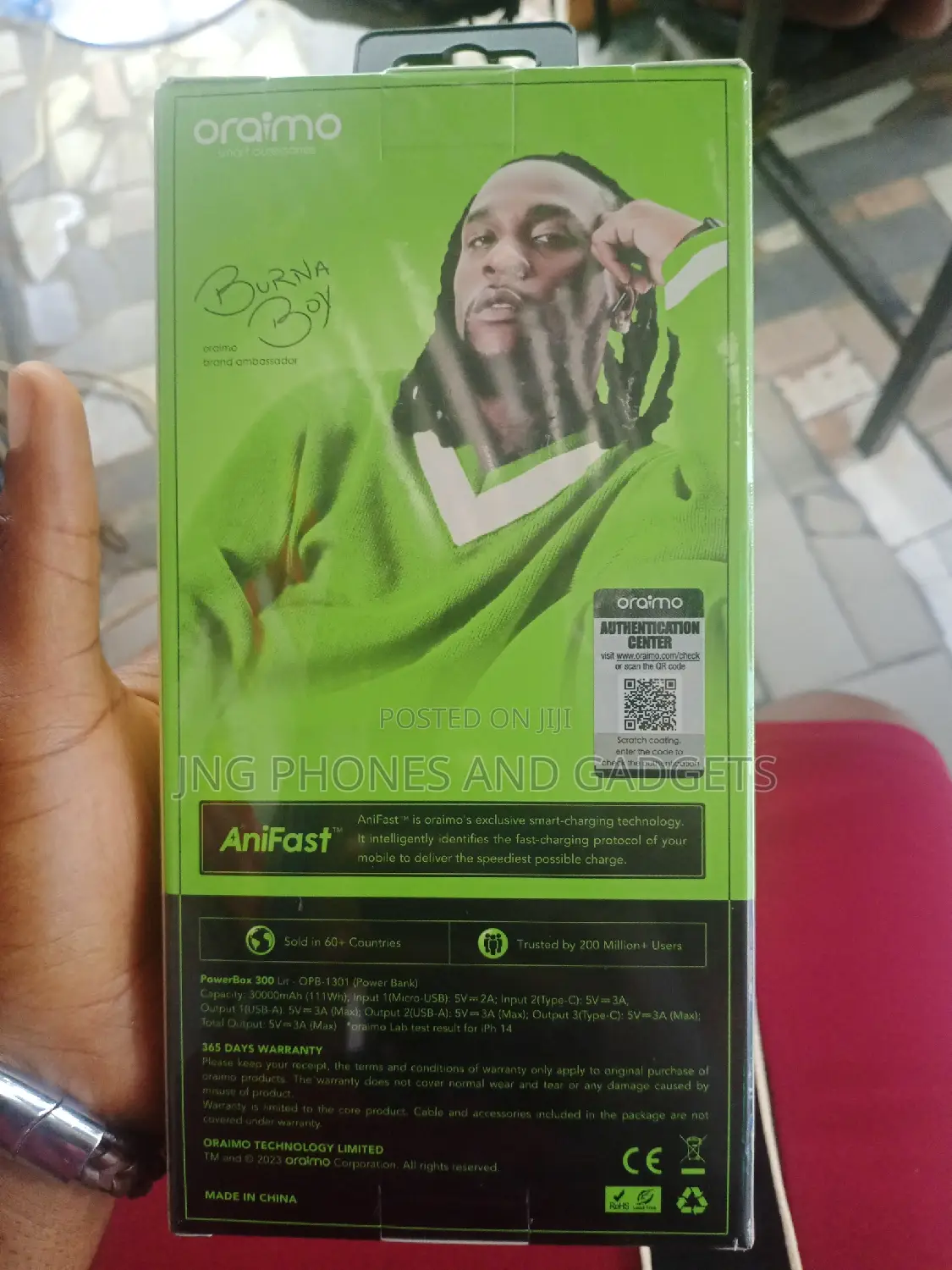 Power Bank Oraimo OPB1301