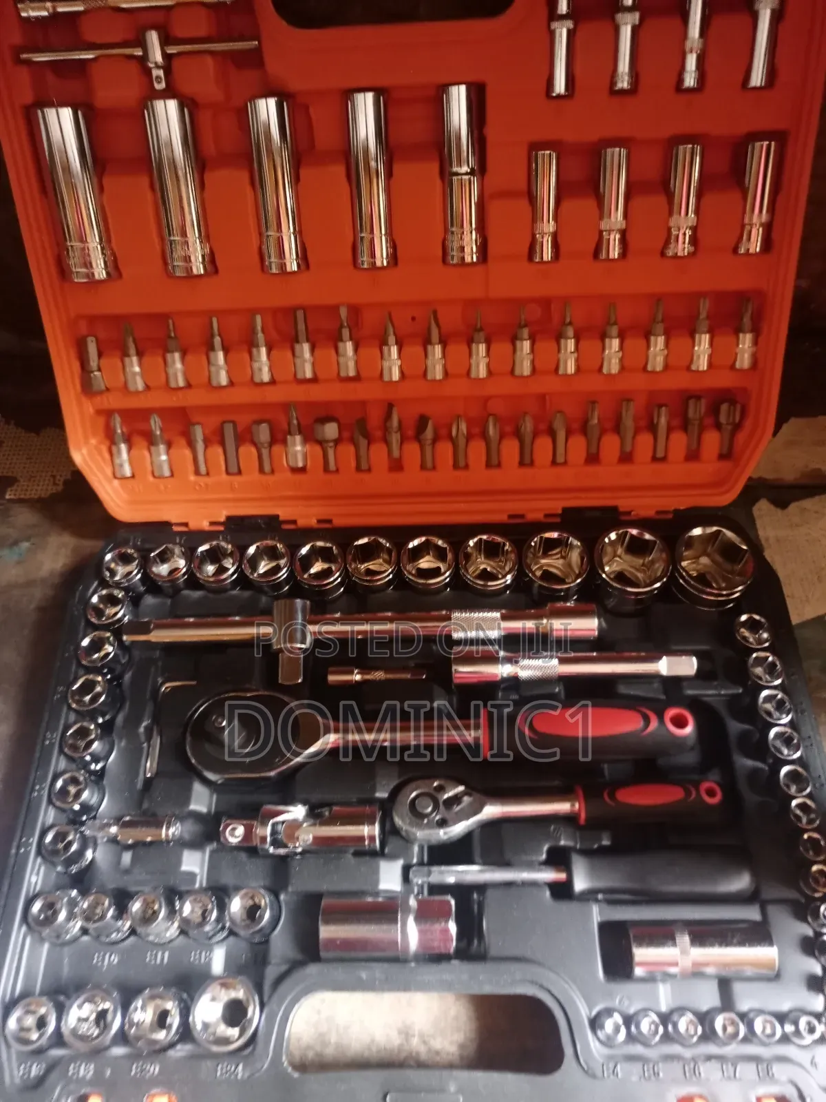 Heavy Duty Set of Socket 108 Pieces