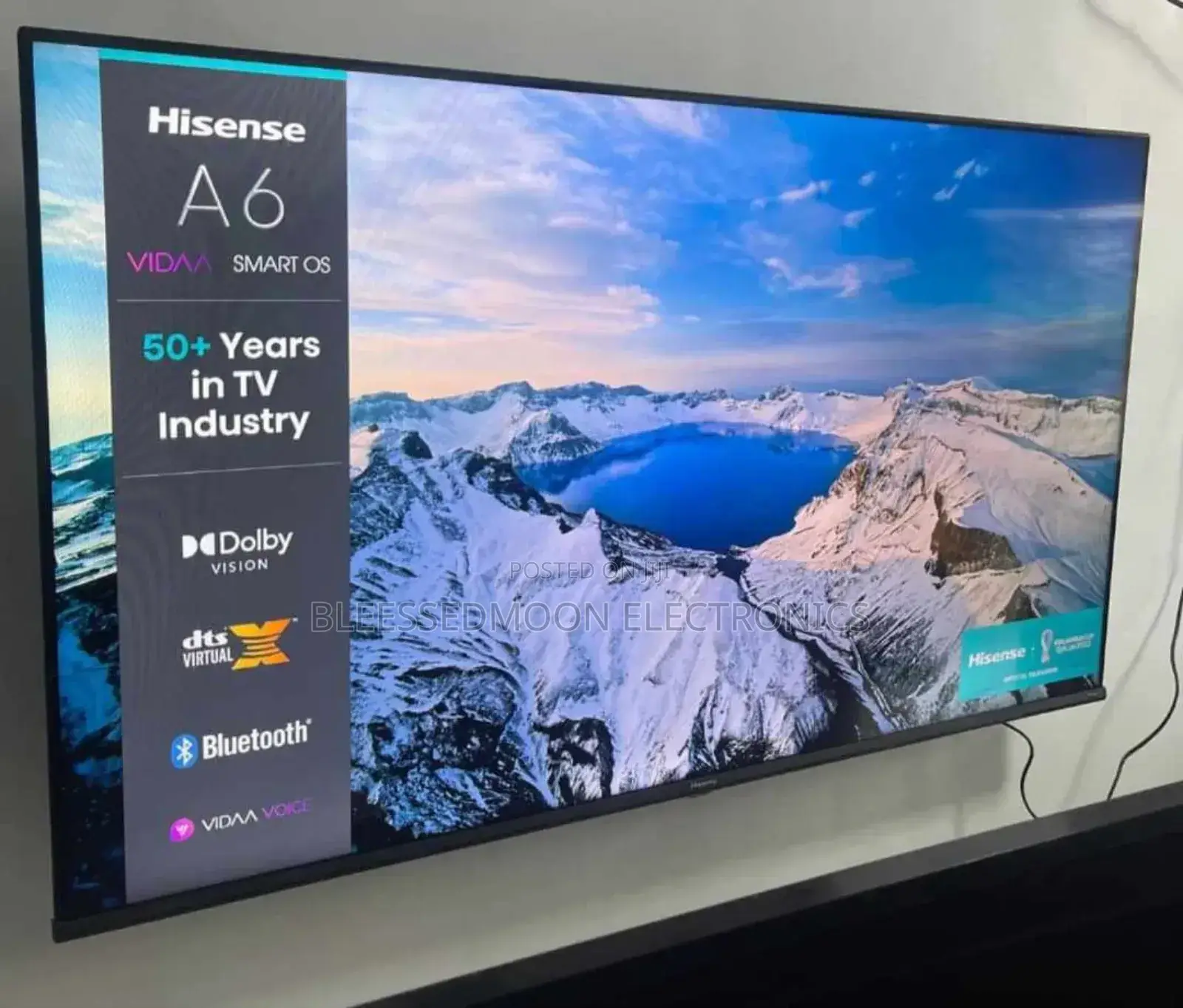 Hisense Inverter 75 Inches Frameless Body Television
