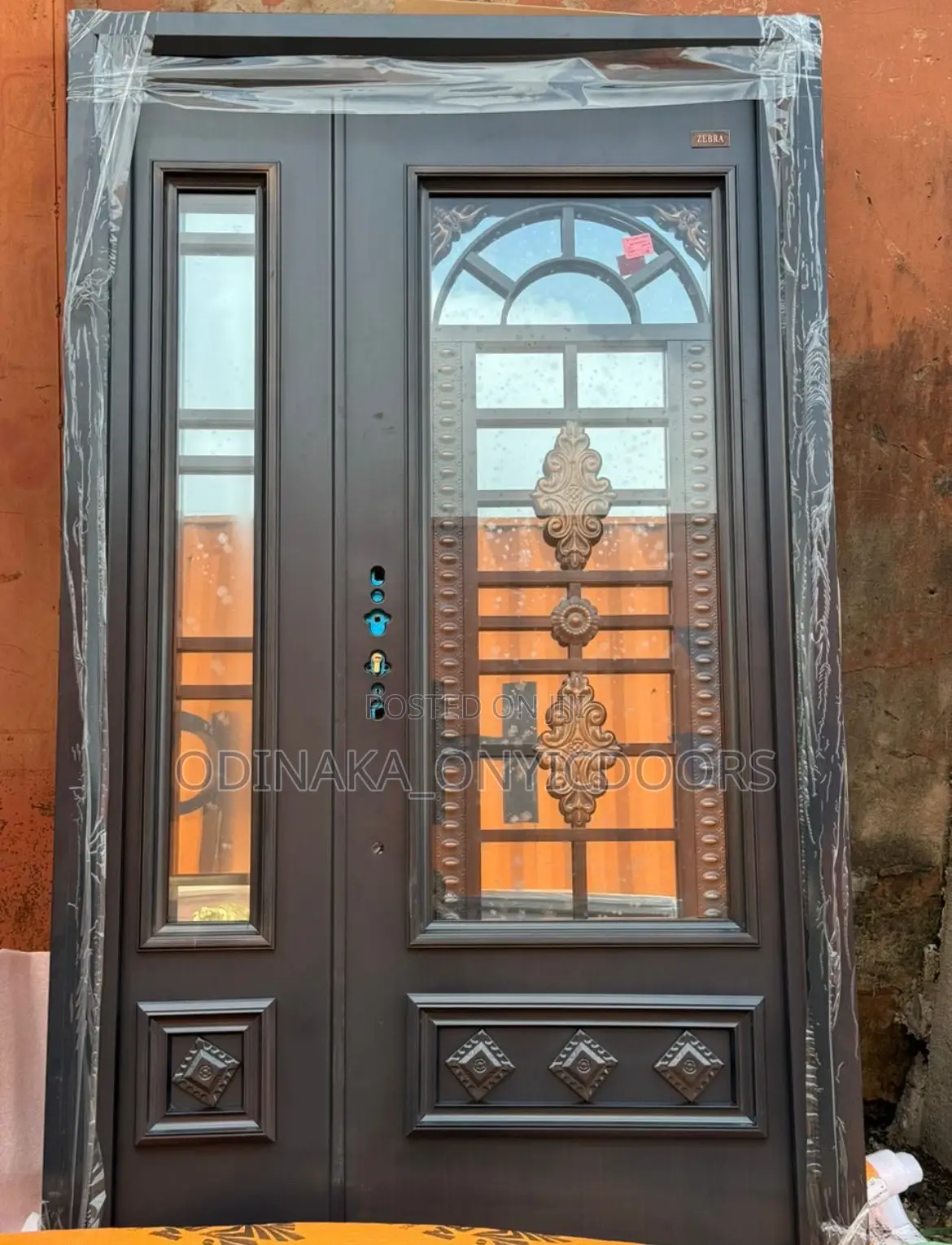 7ft by 4ft French Glass Door(Church Design)