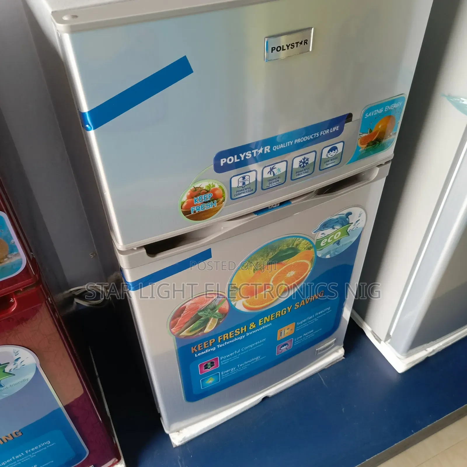 Double Door Refrigerator Polystar 1