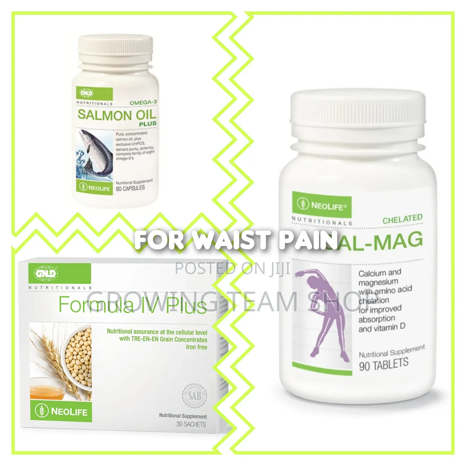 Waist Pain Relief Supplement