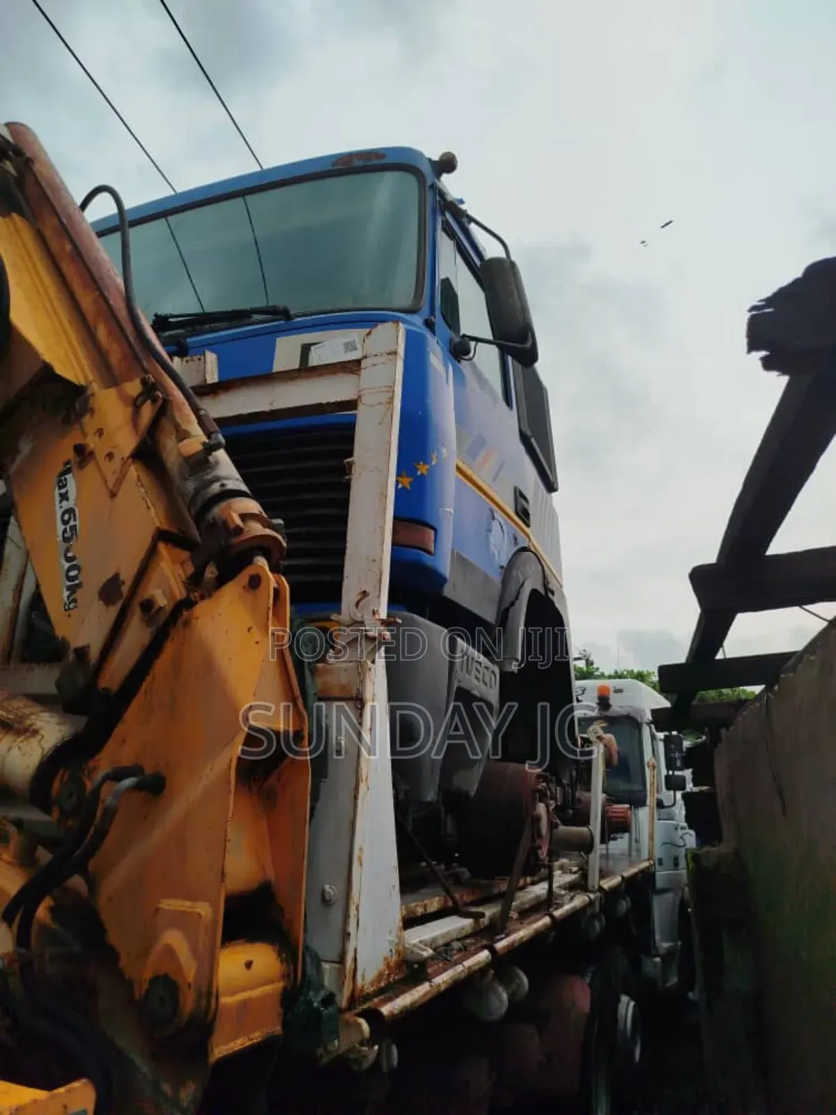 Foreign Used 10.8tons Self Loader Hiab Crane Only Superb