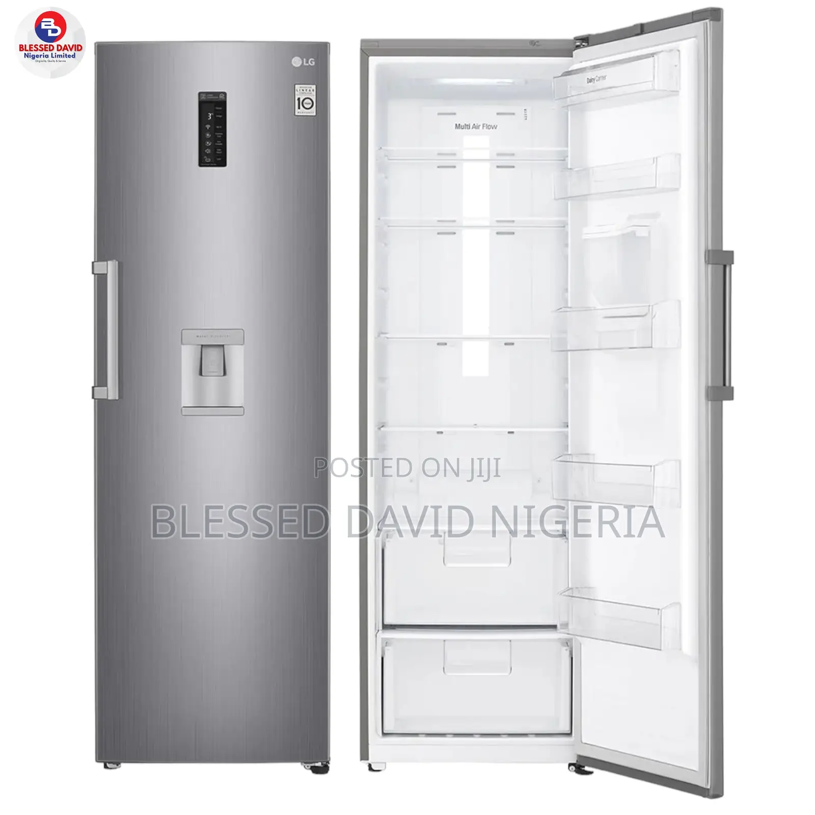 LG GC-F411ELDM 411L Single Door Refrigerator