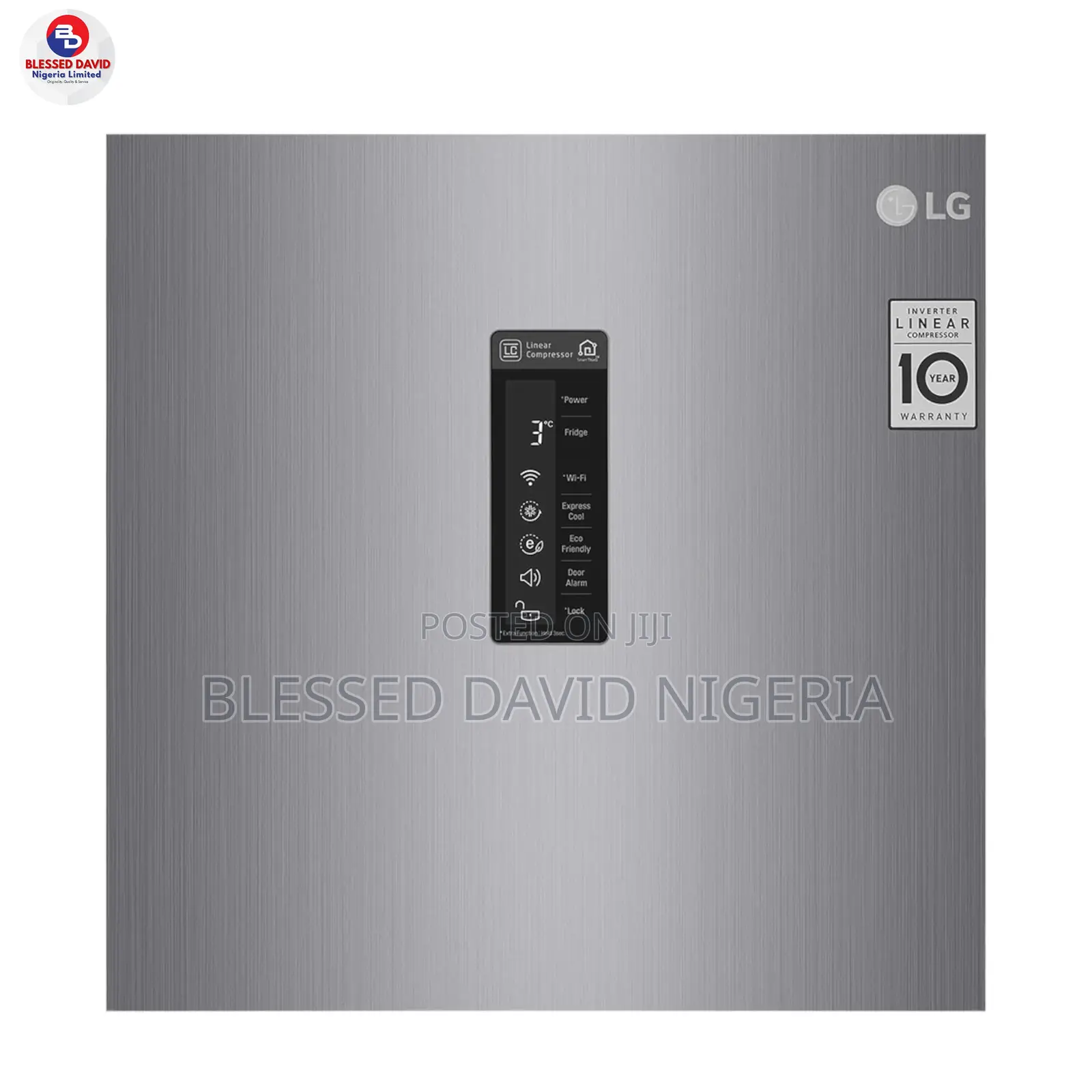 LG GC-F411ELDM 411L Single Door Refrigerator