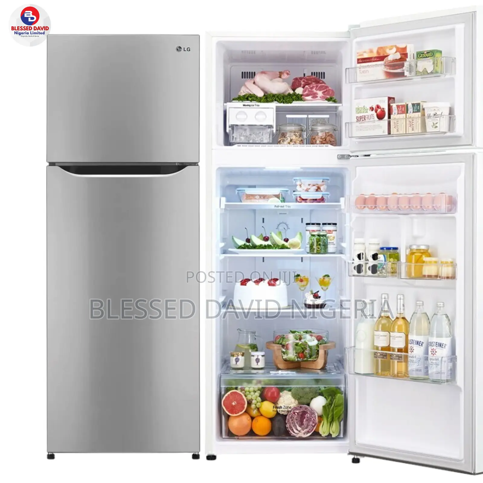 LG GN-B222SLCL 225L Top Freezer Refrigerator