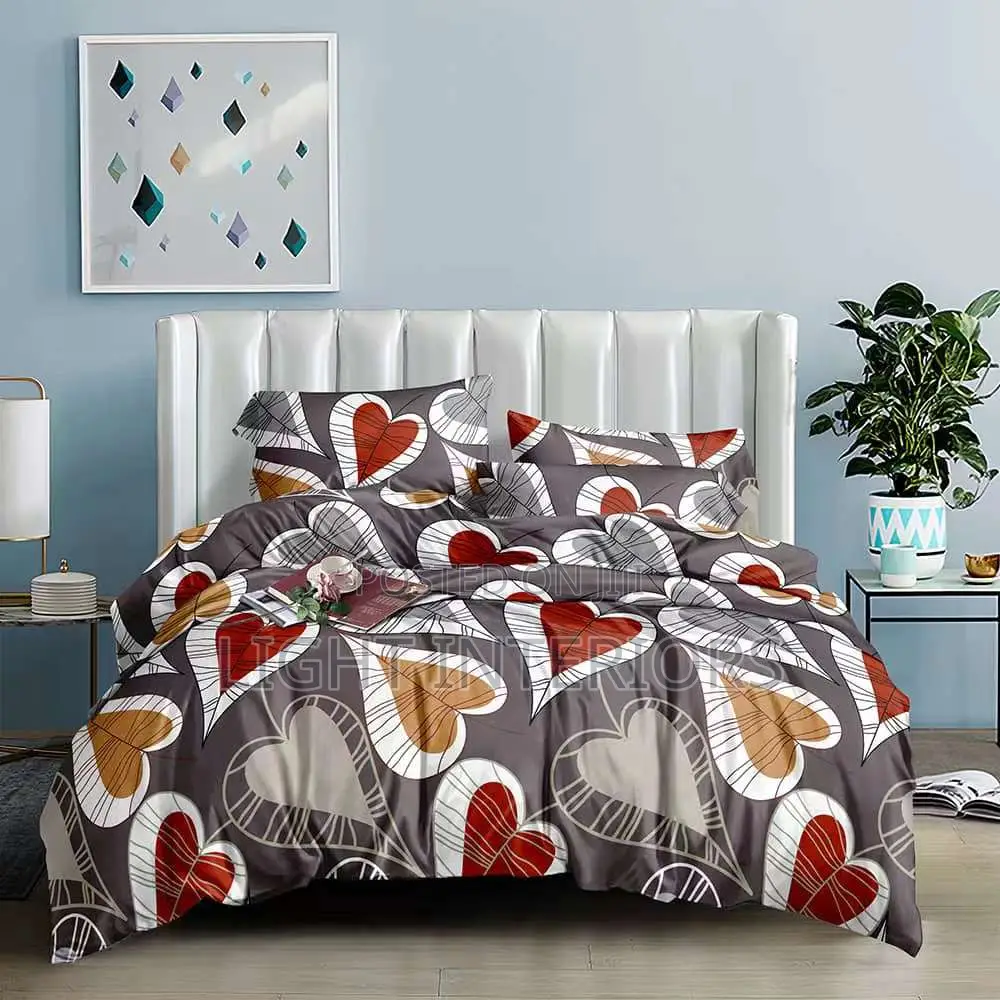 Duvet Set (1 Duvet,1 Bedsheet, 4 Pillowcase)