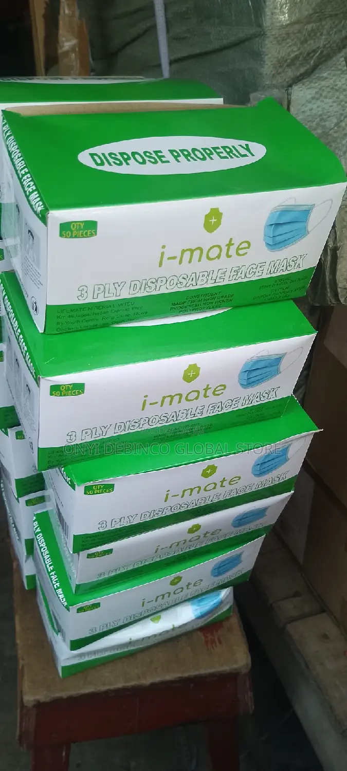 Disposable Face Mask 3 Layer/ Ply Protection 50pcs