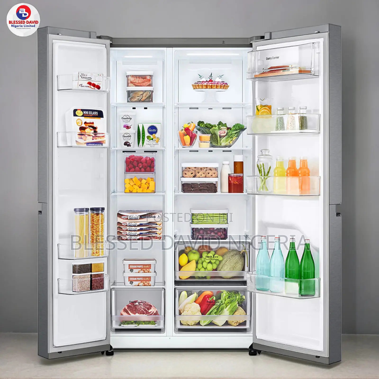 LG GC-B257JLYL 625L Side by Side Refrigerator