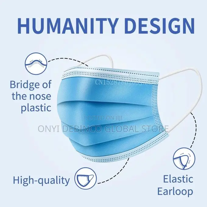 Disposable Face Mask 3 Layer/ Ply Protection 50pcs