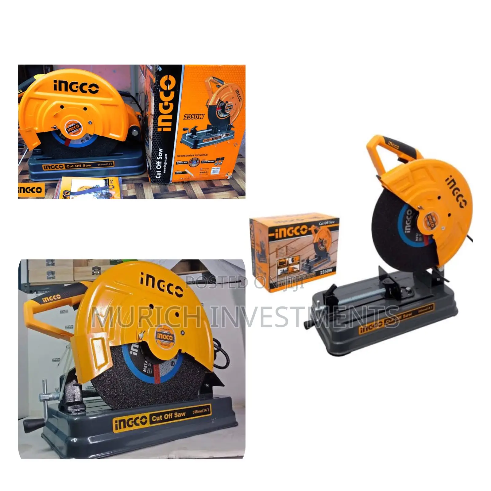 INGCO Cut Off Saw Machine 3900 RPM COS35568