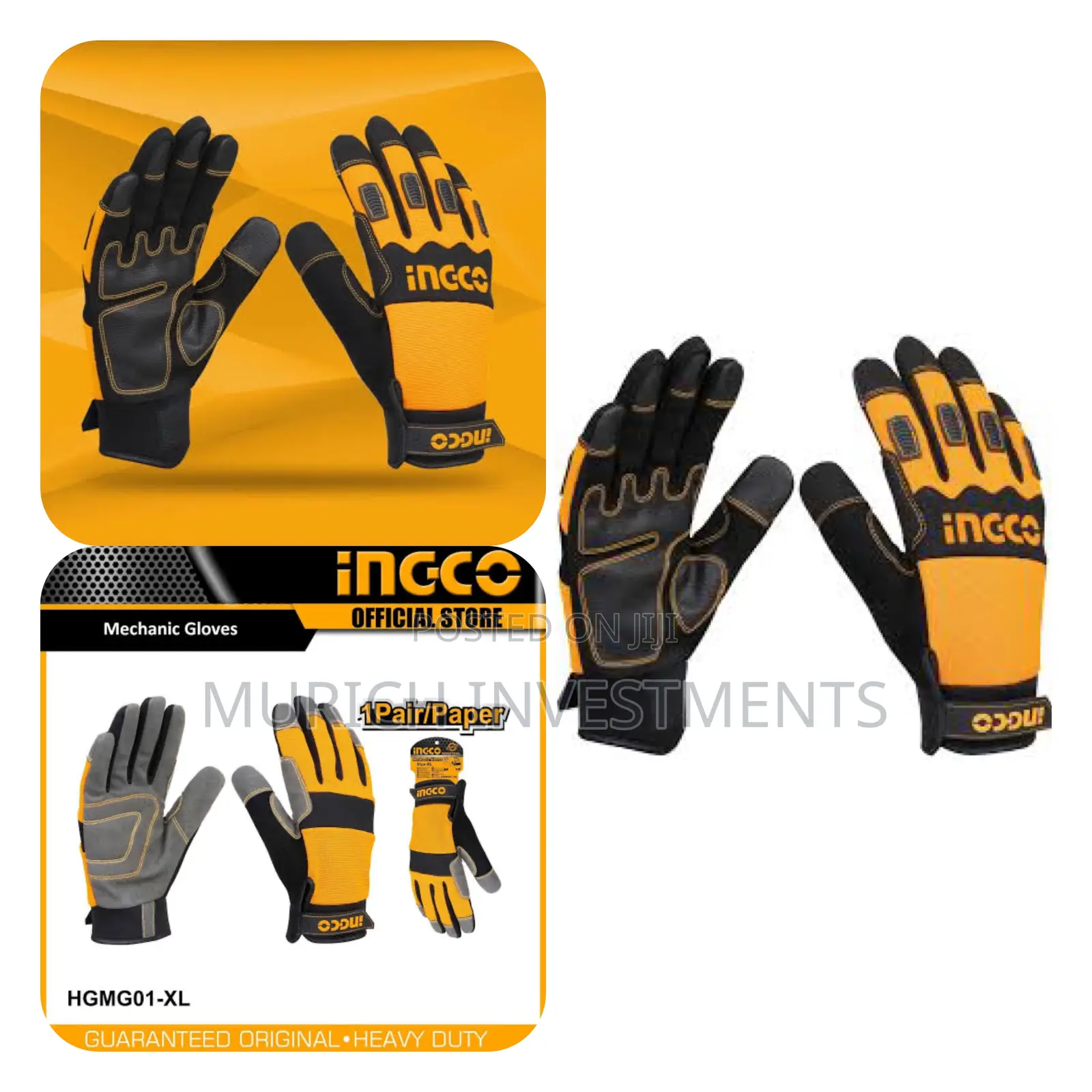 Ingco Mechanic Gloves Industrial
