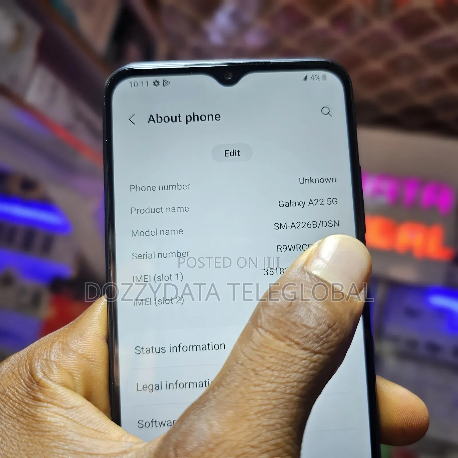 Samsung Galaxy A22 5G 128 GB Black