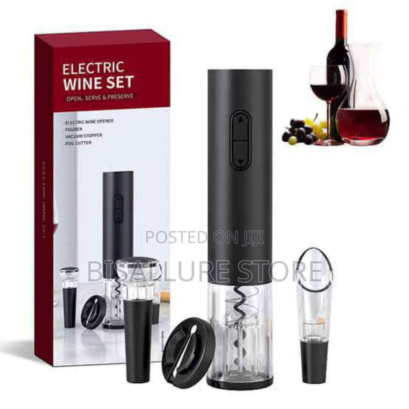 Electric Wine Opener Set