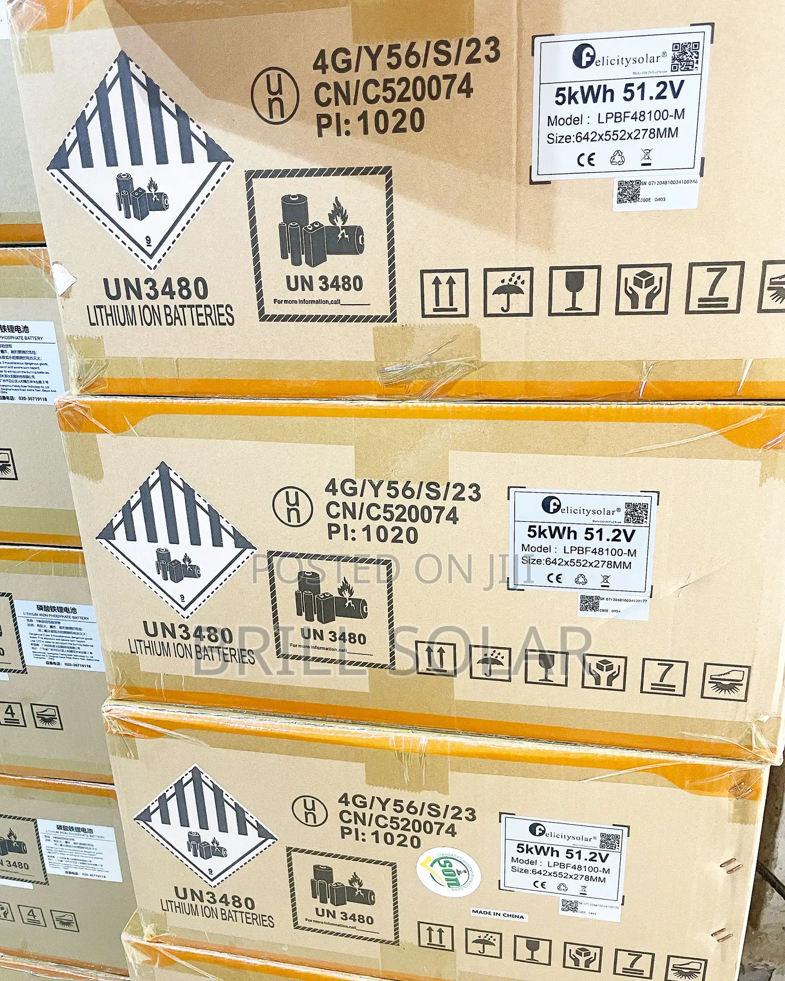 5kwh, 51.2v Felicity Solar Lithium Battery(Lpbf48-100m)