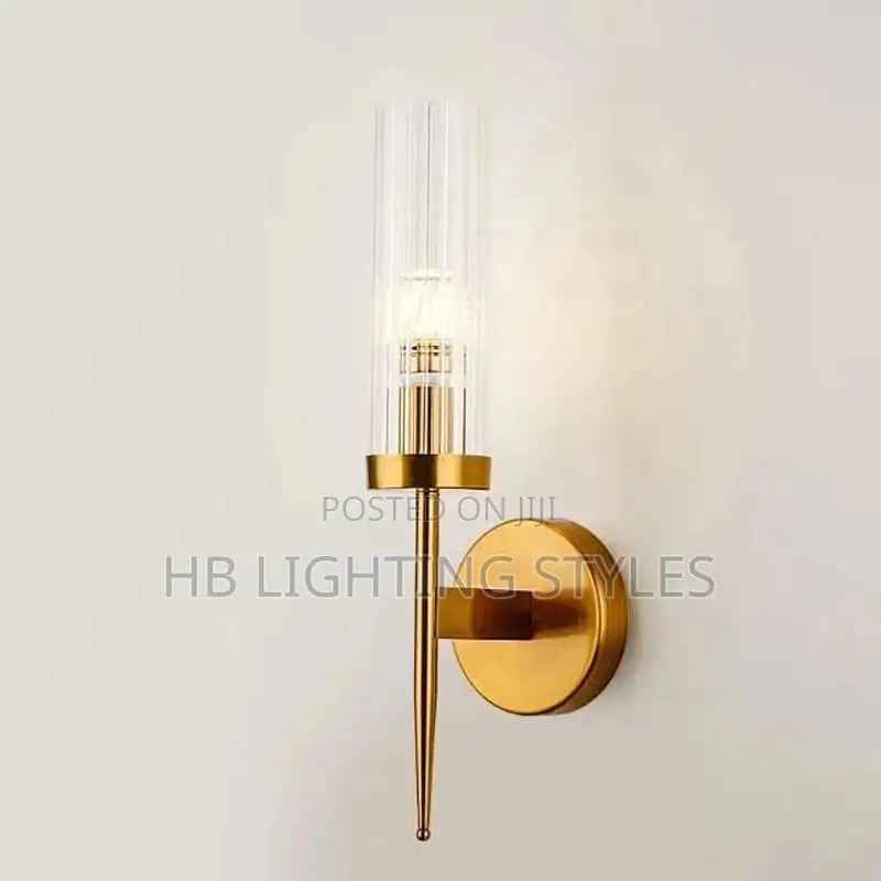 Europe Golden and Black Wall Lamp