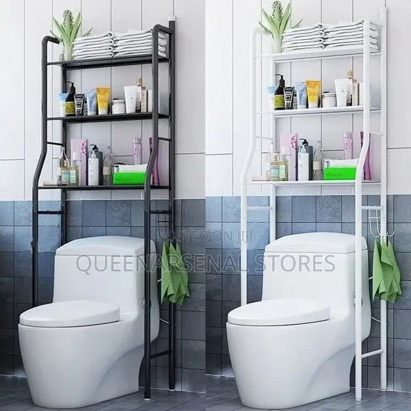 Toilet Rack Available in Black and White