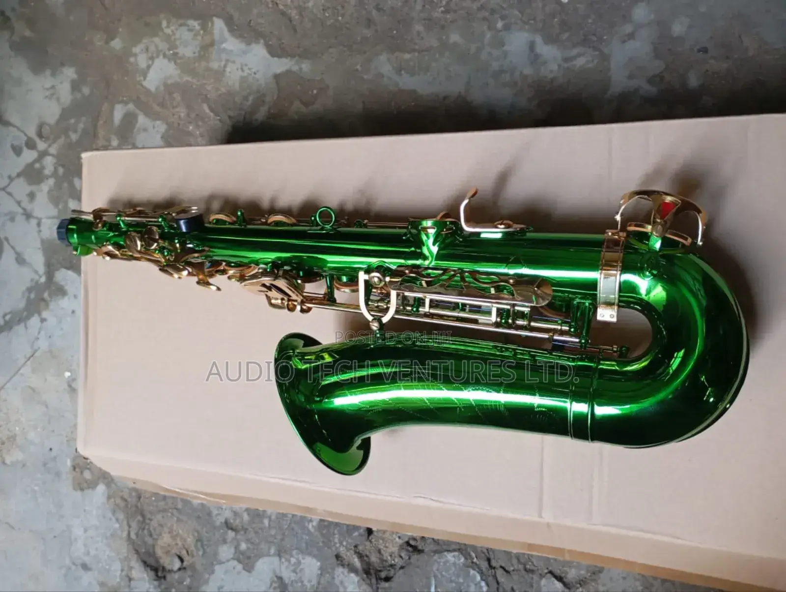 Atlantic Alto Saxophone Green and Gold