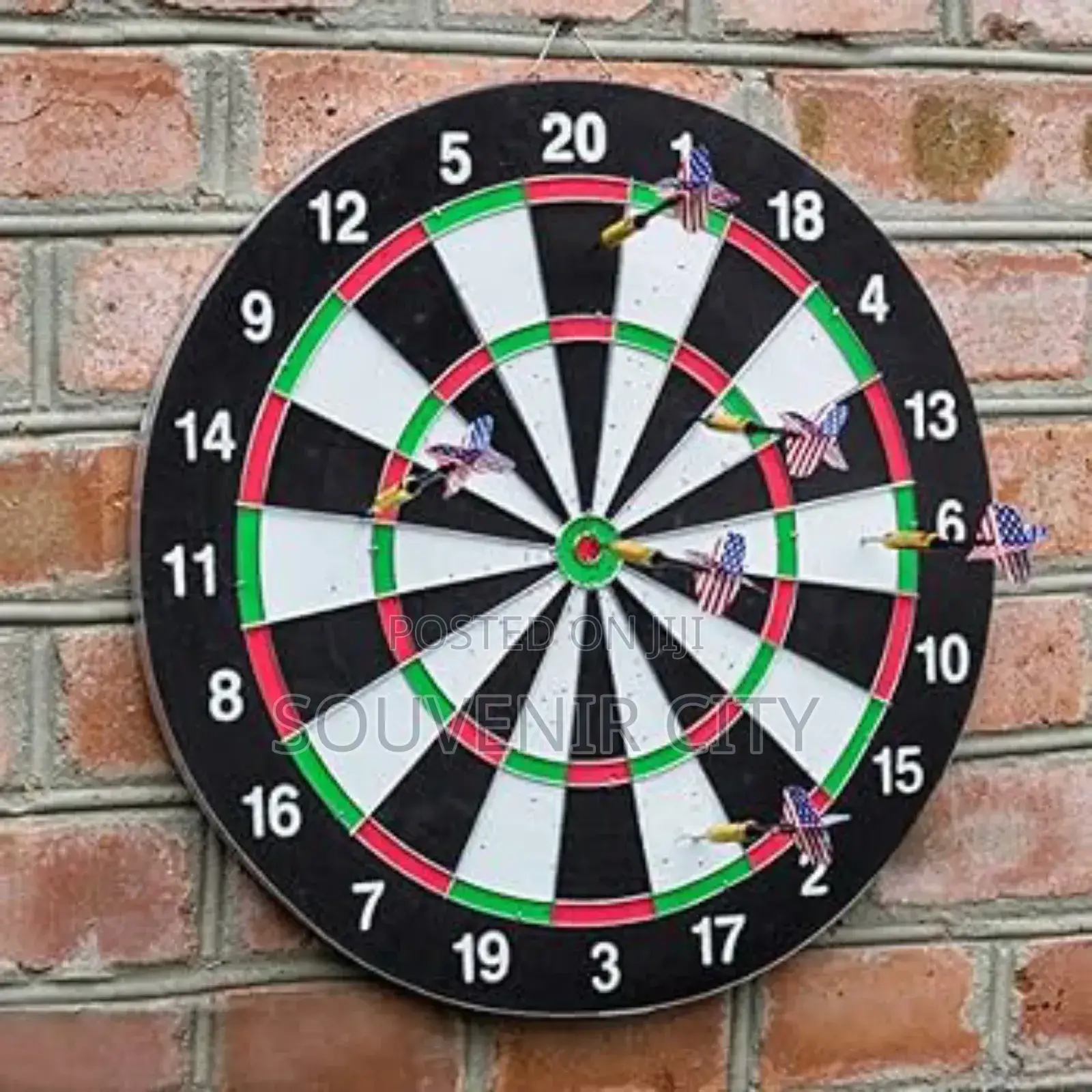 Dual 18 Inch Metal Dart Board With Needle