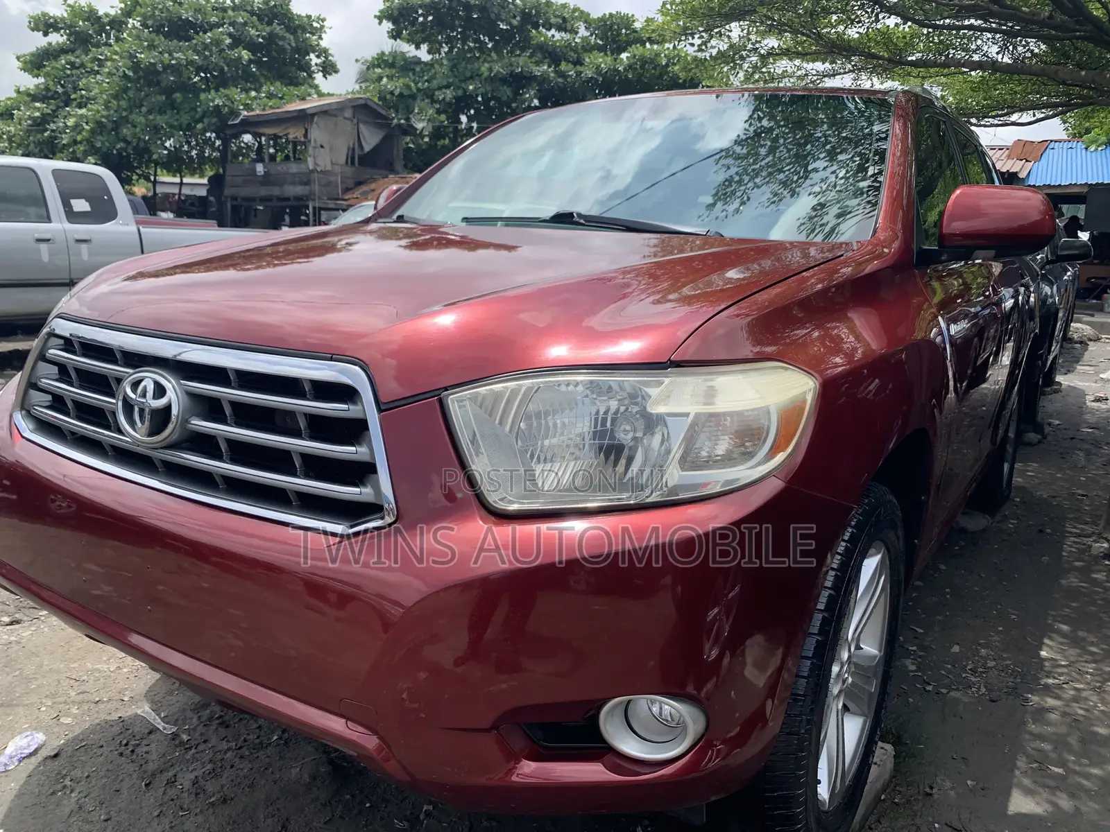 Toyota Highlander Limited 2010 Red
