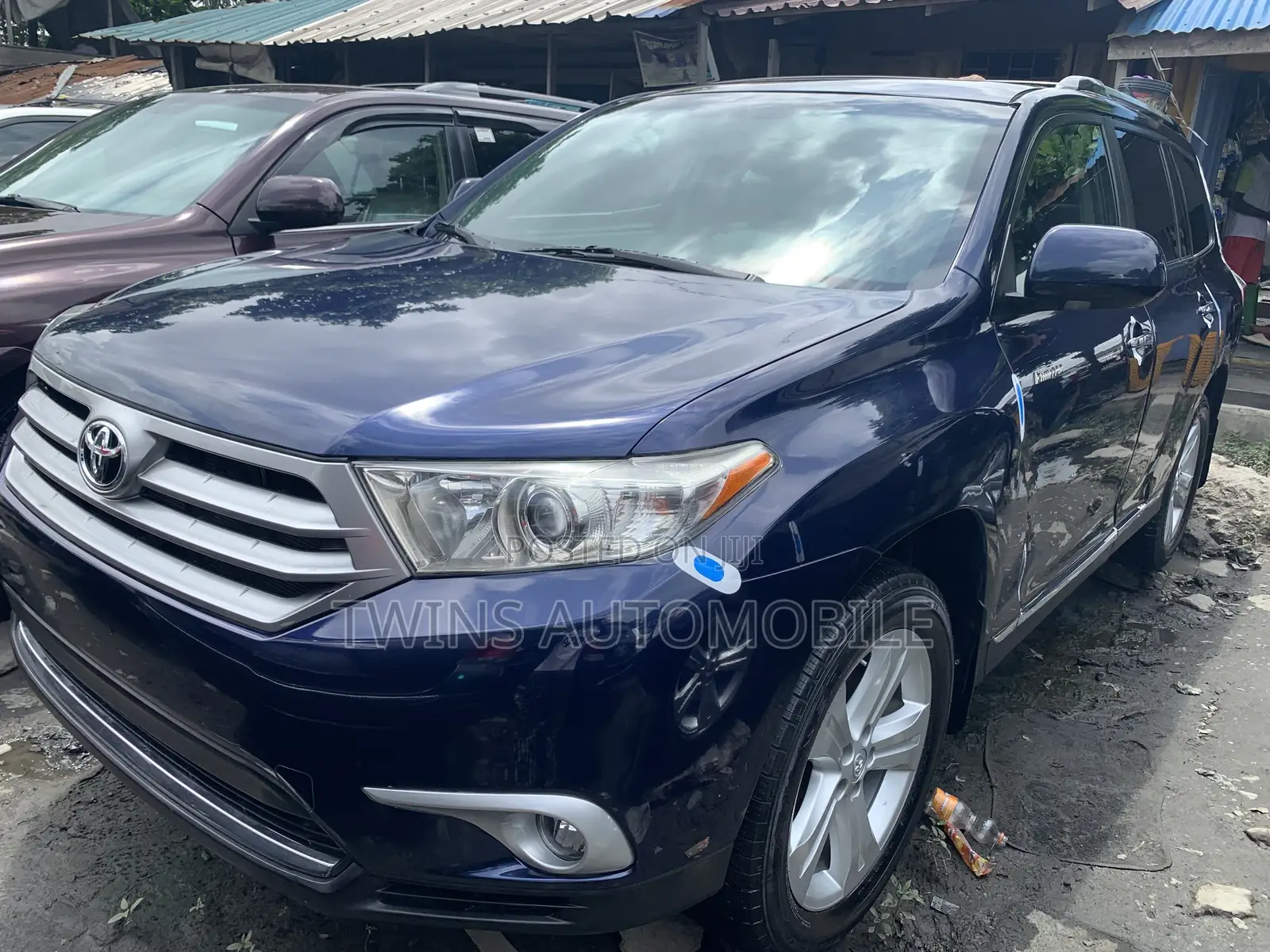 Toyota Highlander Limited 3.5l 4WD 2013 Blue