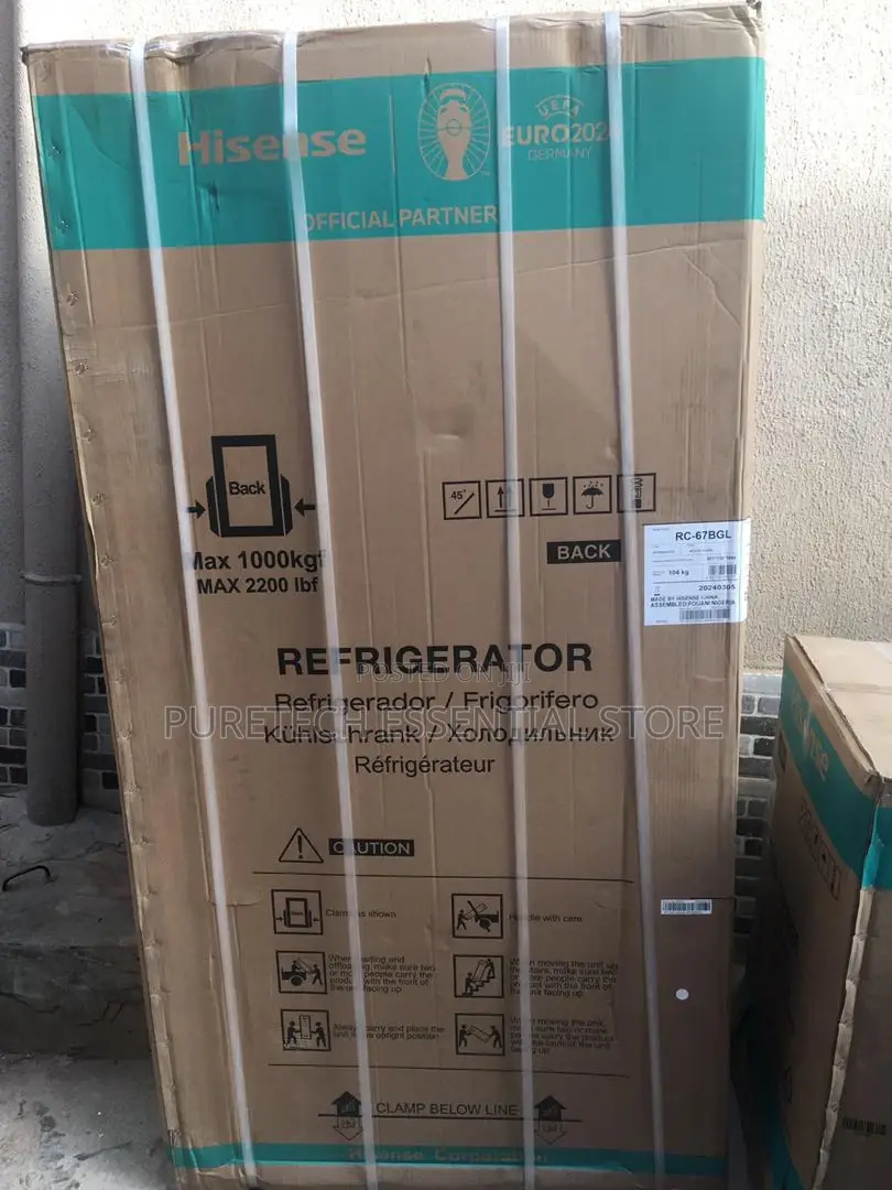 Hisense Side by Side Mirror Glass Frigde 514 Liters 67WSBG