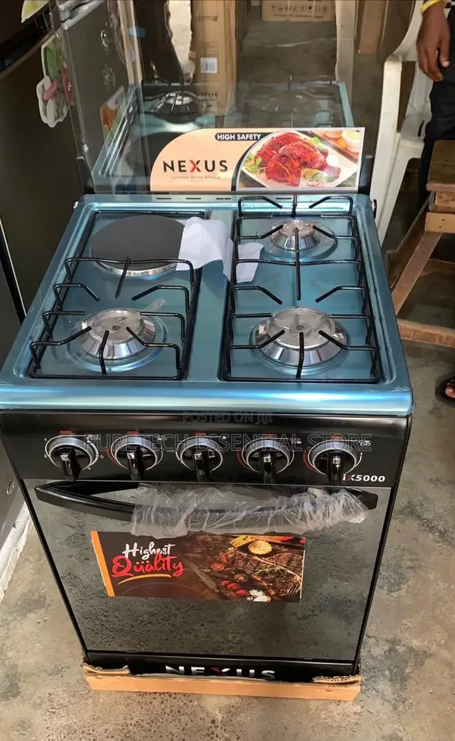 Nexus 60x60 3+1 Gas Cooker With Oven and Grill Auto Ignition