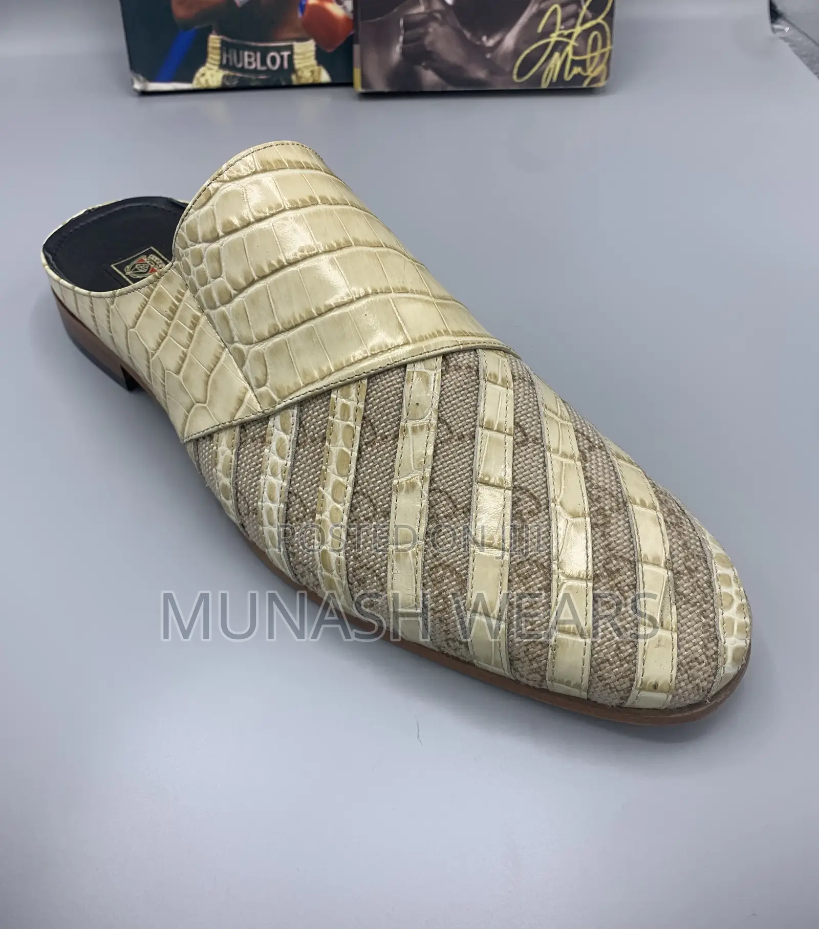 Italian Gucci Leather Half Shoe