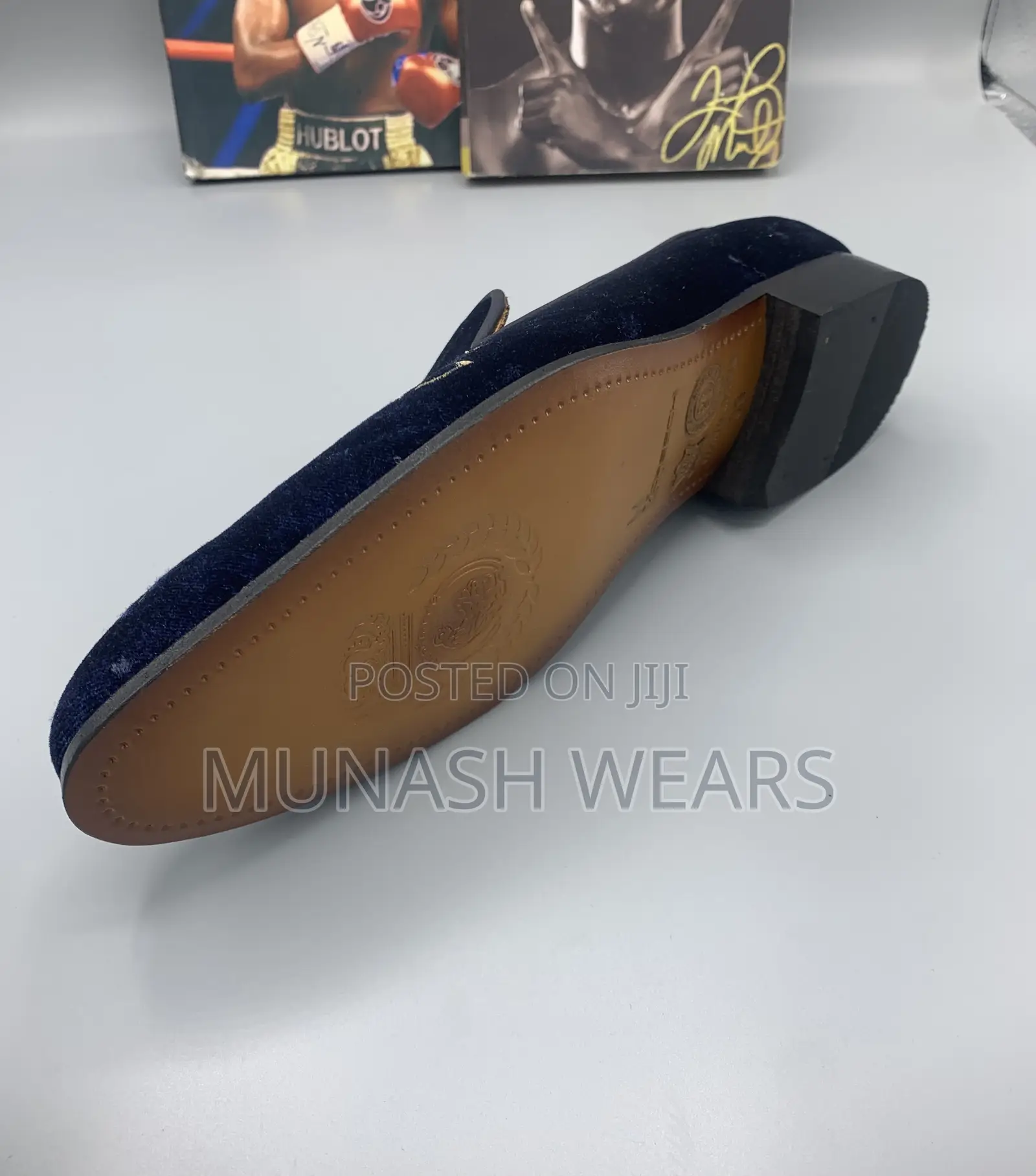 Luxury Italian Moreschi Velvet Shoe