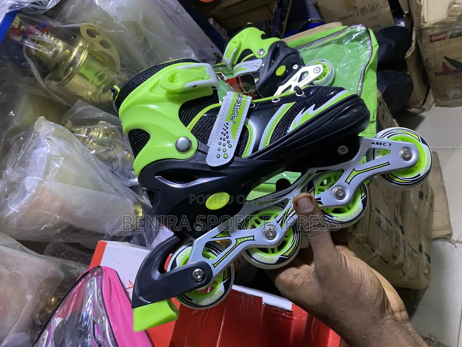 Kids Skate Shoe Adjustable Size Through ( 38- 42 )