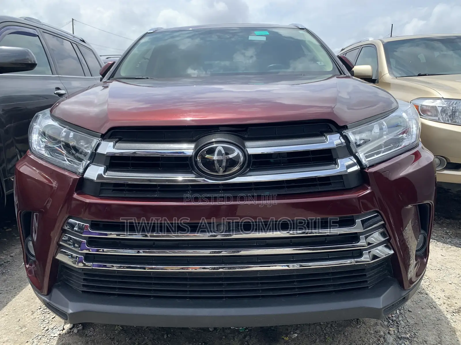 Toyota Highlander Limited Platinum 4x4 V6 (3.5L 6cyl 8A) 2017 Burgundy