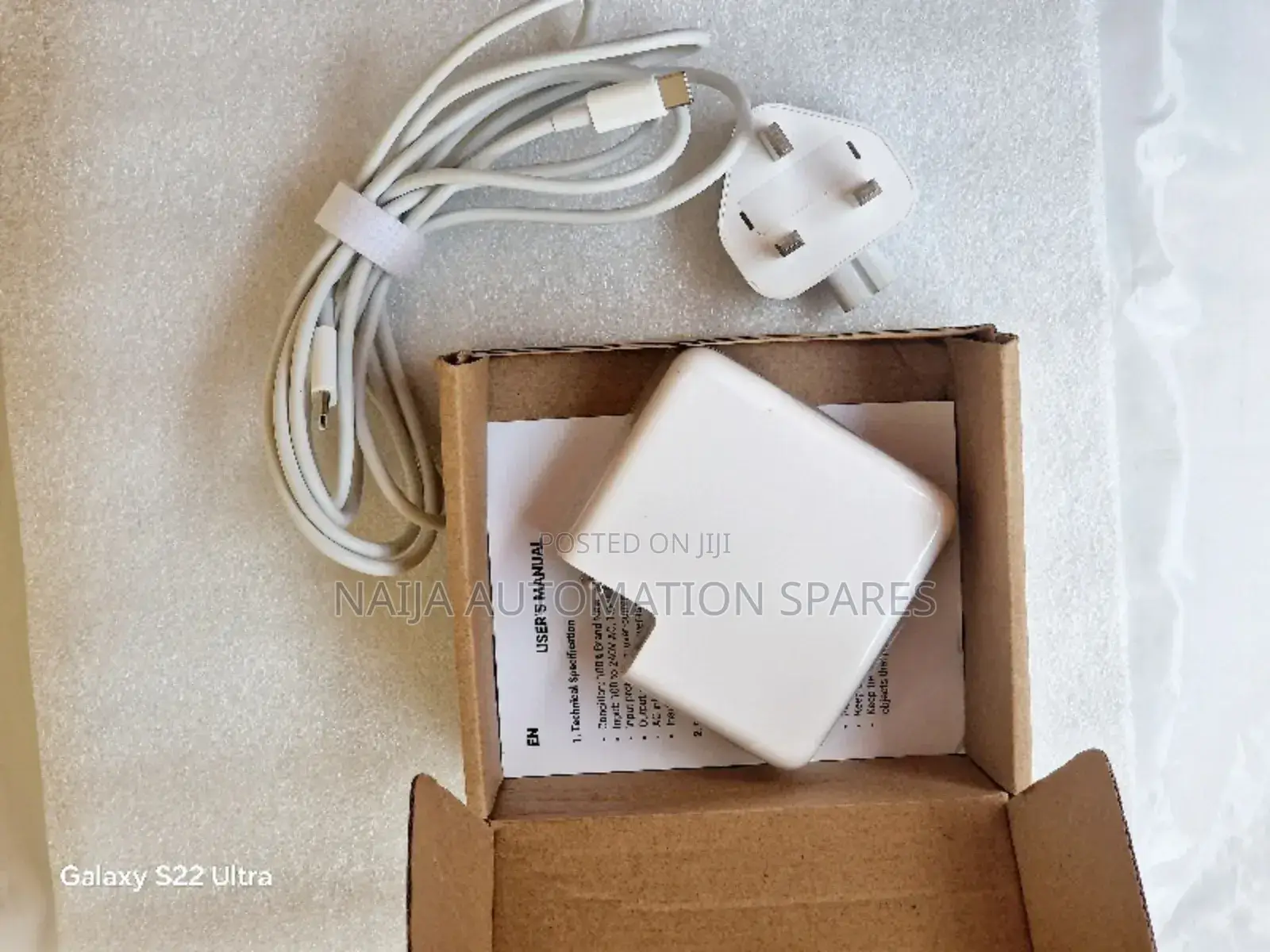 100W USB C Charger for Macbook Pro. With Cable (2m)
